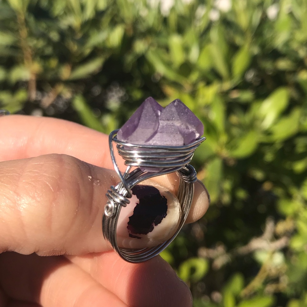 CUSTOM✨ RAW AMETHYST RINGS - Picture 4 of 8